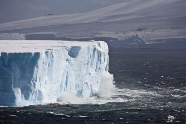 Антарктида. Айсберги.