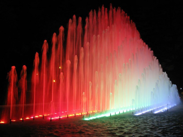 Прекрасные фонтаны в Лиме! :) 