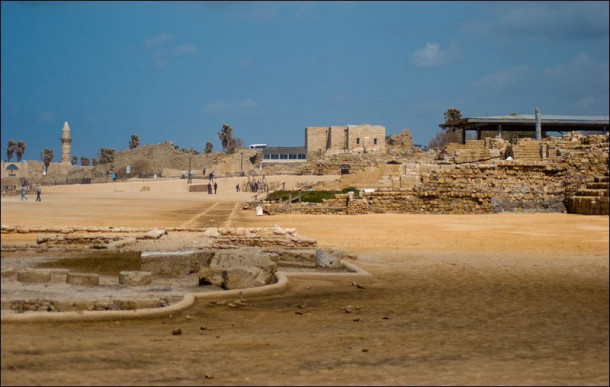 Кейсария город на средиземноморском побережье Израиля