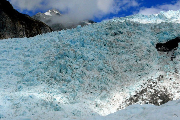 Franz Josef Glacier (полет на вертолете).