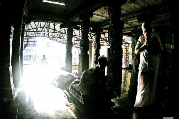 Тусовка в храме Тируванамалаи
