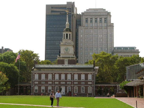 Philadelphia. Independence Hall. Liberty Bell. Betty Ross.