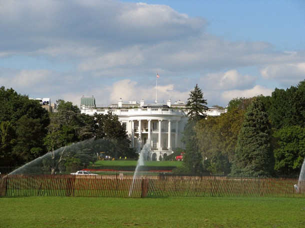 Washington. White House. Washington Monument