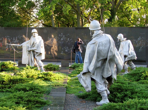 Washington. Vietnam Veterans Memorial. Korean War Veterans Memorial.