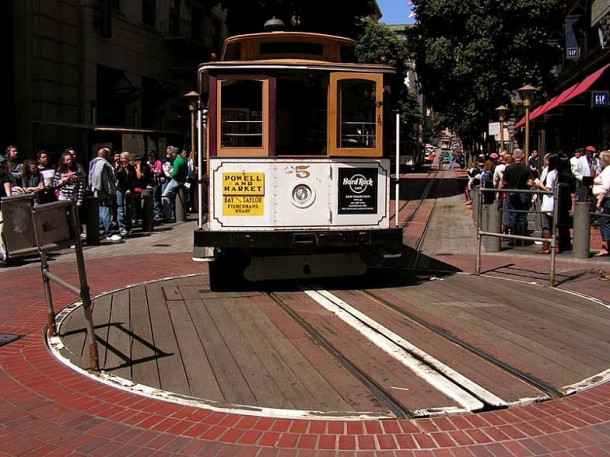 San Francisco. Cable car. City Hall.