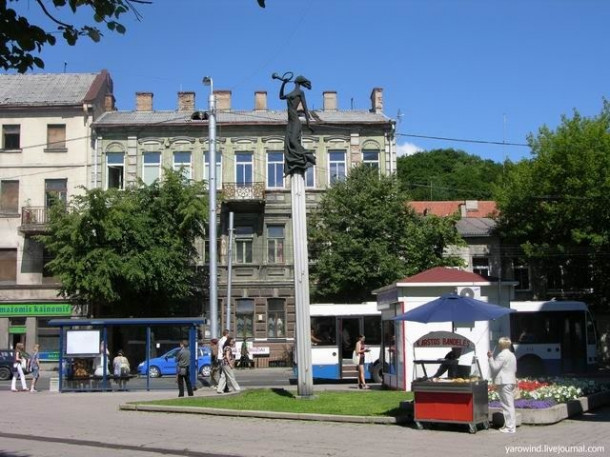 Каунас, ч.1 - от вокзала к центру