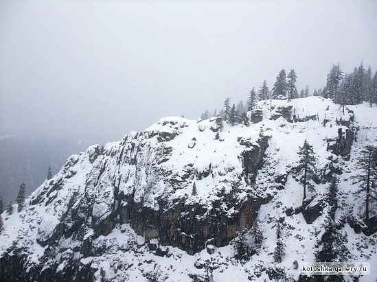 Зимняя Сьерра-Невада. Пейзажи вокруг Йосемите...