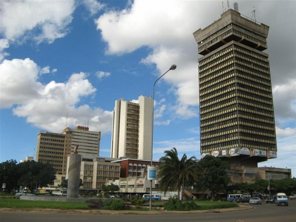 Лусака - типичный африканский мегаполис