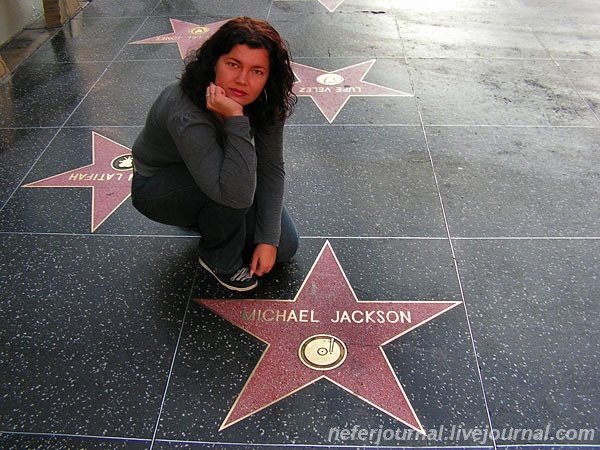 USA. Los Angeles. Hollywood Walk of Fame.