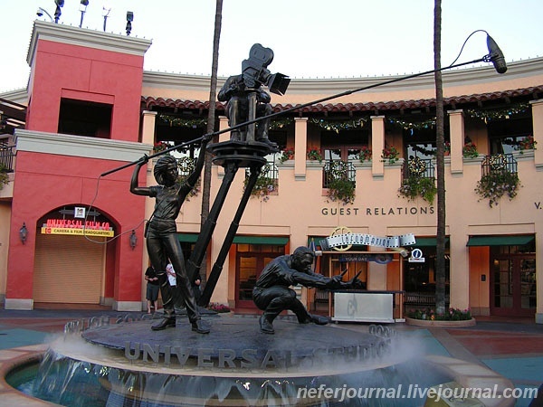Los Angeles. Universal Studios Hollywood. Backdraft, Water World. Universal Citywalk.