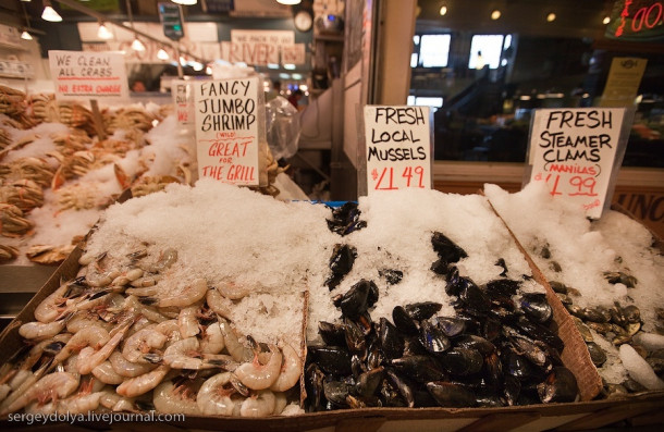 Рыбный рынок Сиэтла