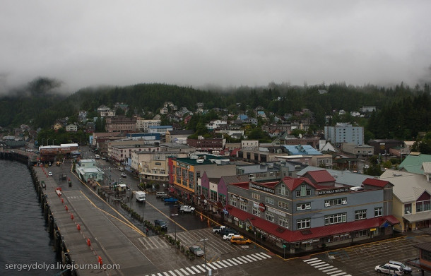 Кетчикан - 1-ый город Аляски и мировая лососевая столица