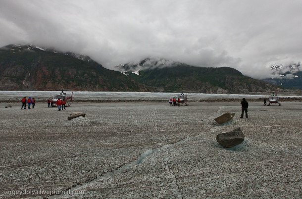 Вертолетная прогулка к леднику