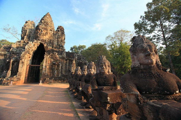 Камбоджа. Храмы Ангкора - Ангкор Том (Angkor Tom). 
