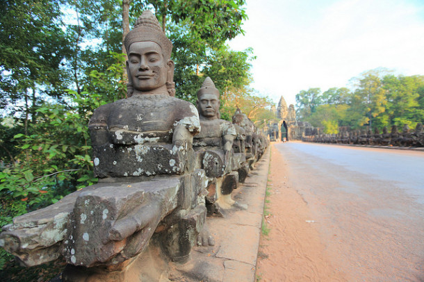 Камбоджа. Храмы Ангкора - Ангкор Том (Angkor Tom). 
