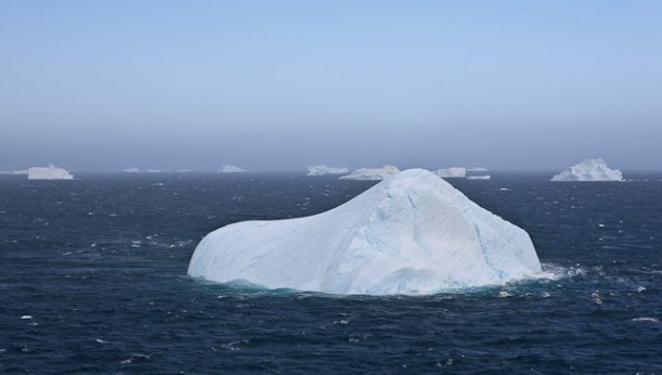 Антарктида. Айсберги.