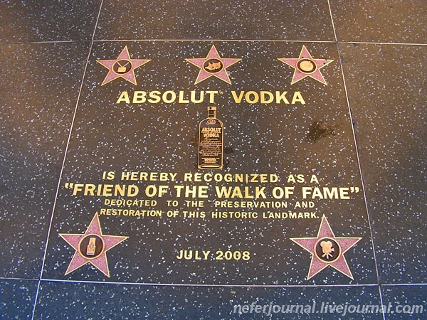 USA. Los Angeles. Hollywood Walk of Fame.