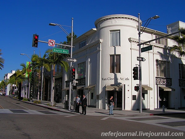 Los Angeles. Regent Beverly Wilshire Hotel. Rodeo Drive.