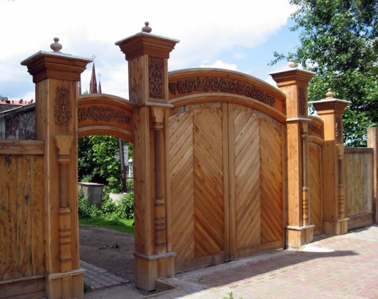 Фото Столбов Из Дерева